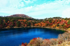 大浪池　紅葉