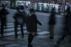 チラシ配り