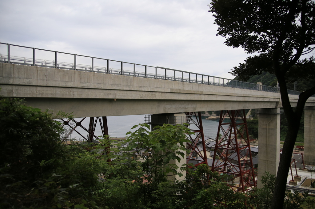餘部鉄橋　新橋脚
