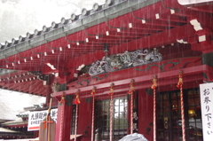 雨の箱根神社