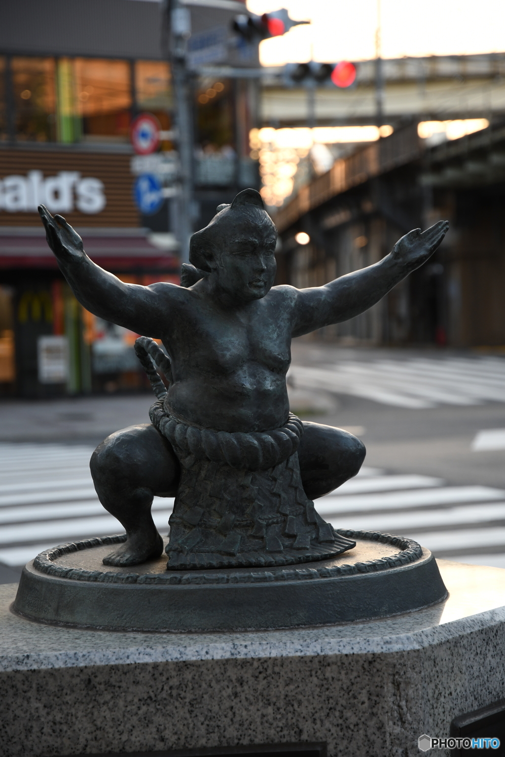 町中の力士