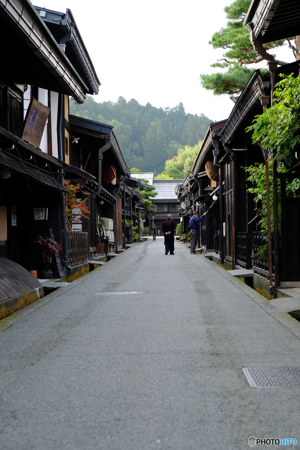 朝のさんまち