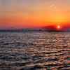 アクアラインの夕焼け