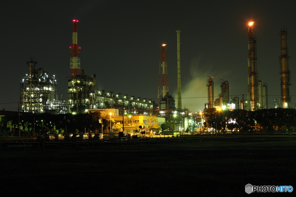 工場夜景