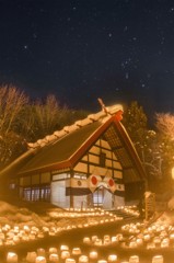 天の灯りと地の灯り