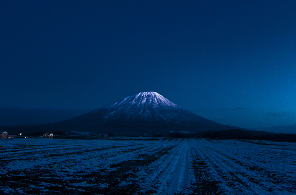 羊蹄山の日の出
