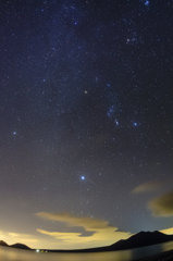 支笏湖星景