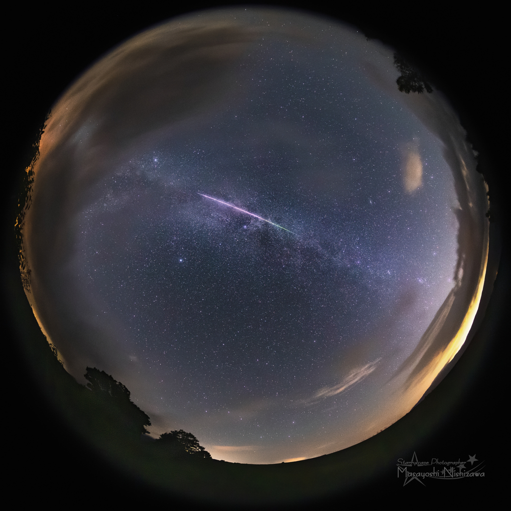 あの流れ星 天の川わって