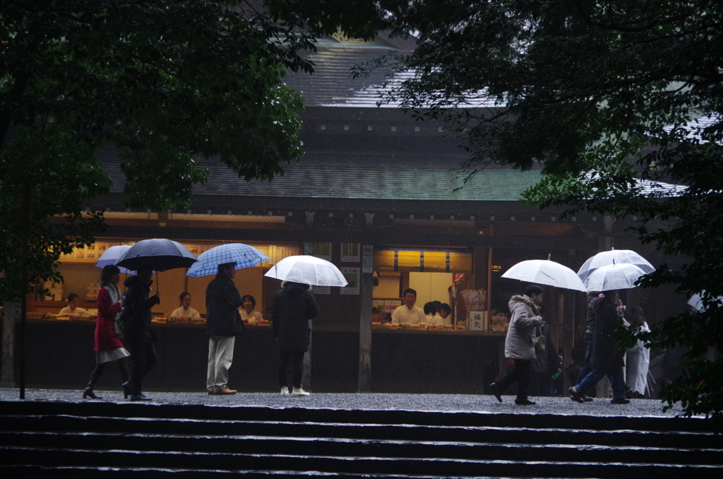 雨のお伊勢参り