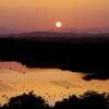 英虞湾の夕陽