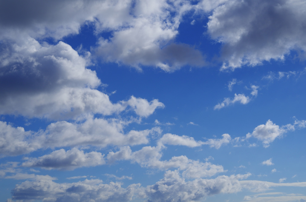 師走の空③　千切れる雲