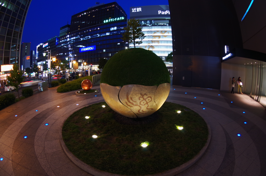 FISH-EYE夜景「night shot 名駅前 - 05」