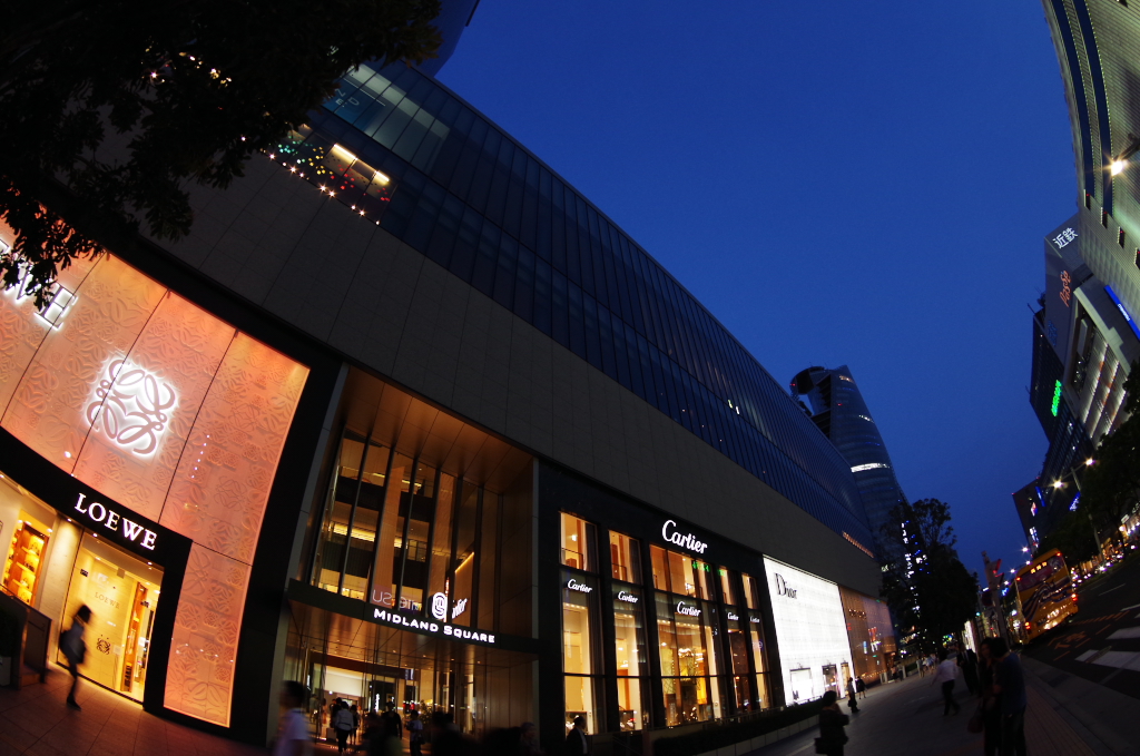 FISH-EYE夜景「night shot 名駅前 - 02」