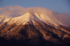 御岳山　冬の朝