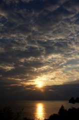 夕日