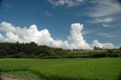 夏雲、気持ちいい