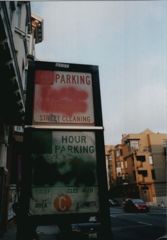 a traffic sign color