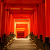 朱塗の参道
