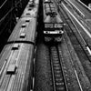 貨物列車と旅客列車