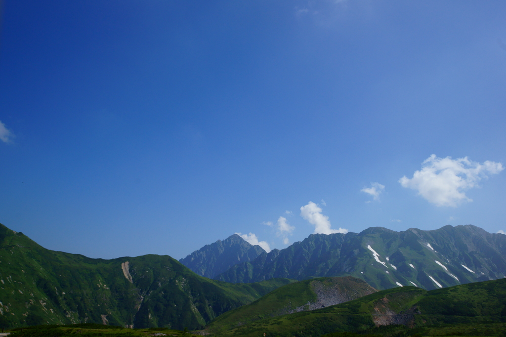 立山高原バスからの眺望