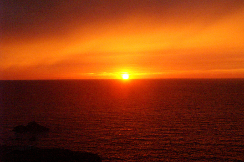 佐渡の夕日