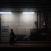電車が来ないホーム