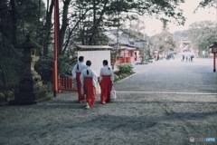 一日の行事が終わり