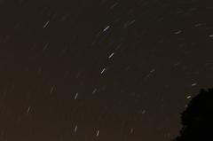 夜空の星に願いを