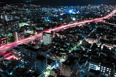 新長田の夜景。