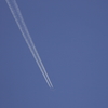 飛行機雲・・・