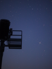 夜明け前の星空