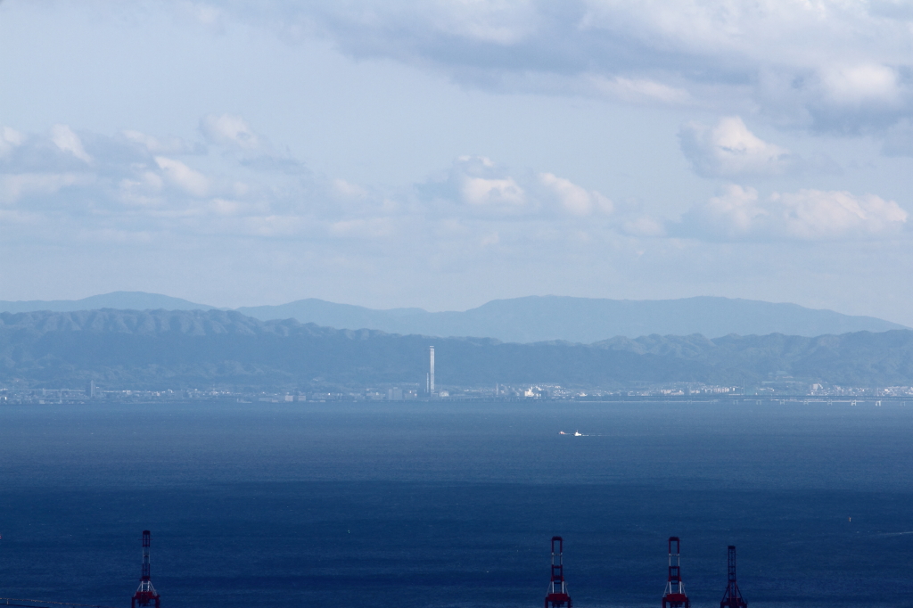 神戸から見える風景。