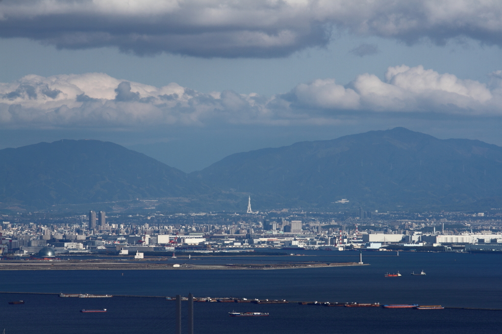 神戸から見える風景。