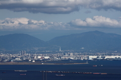 神戸から見える風景。