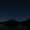 精進湖で星撮り