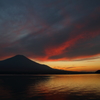 赤く染まる雲