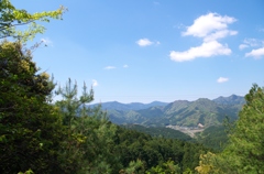怪しい山道登ったった1