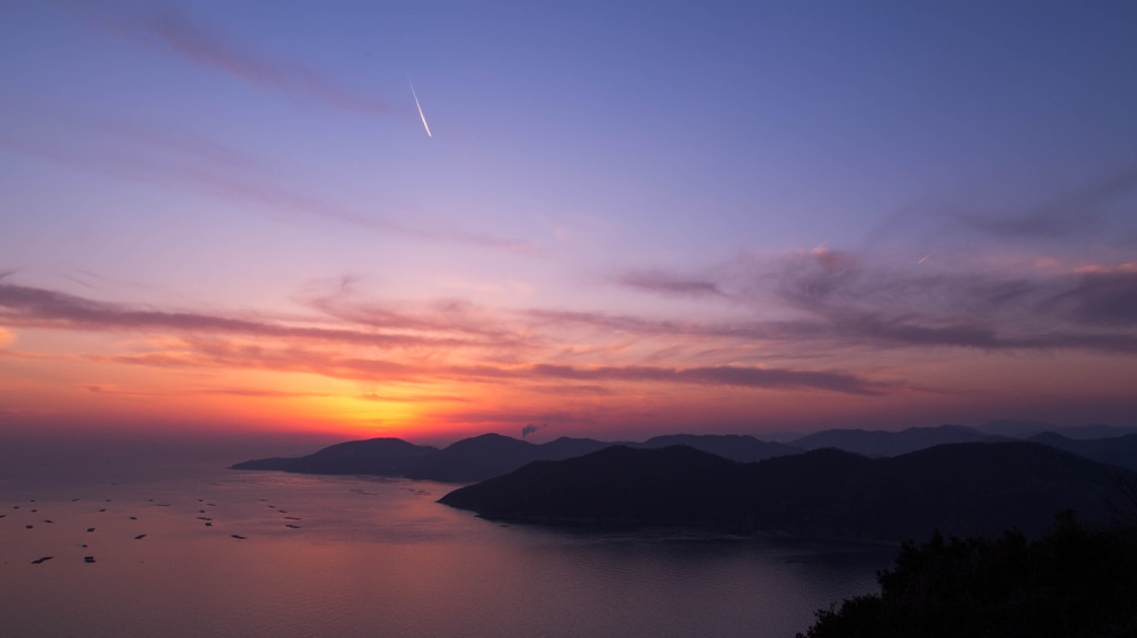 万葉岬夕景２