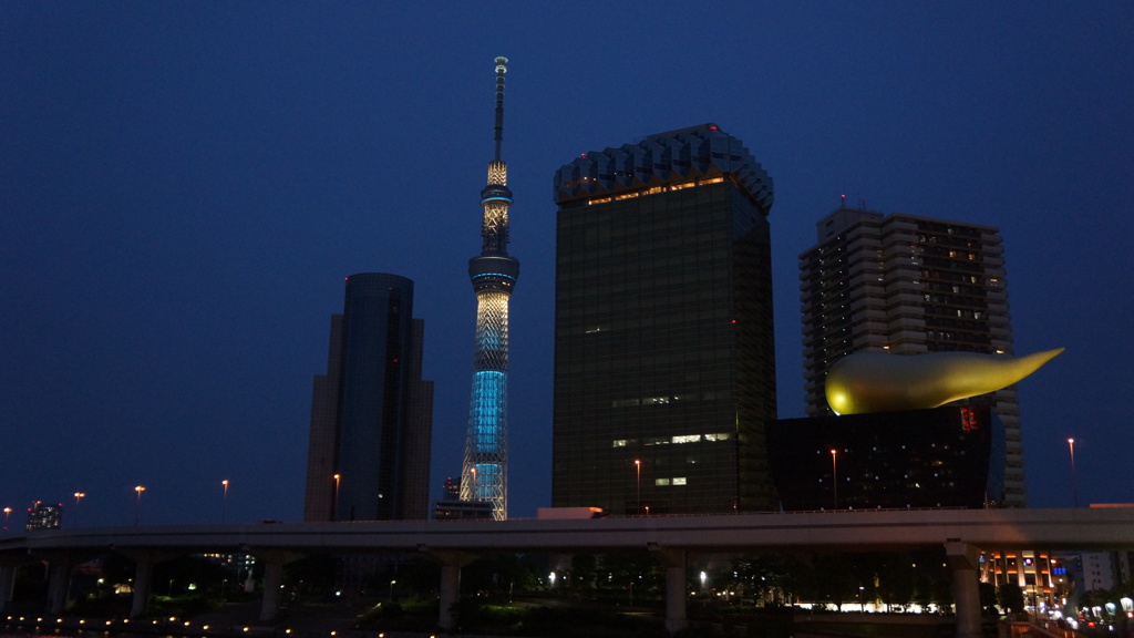 東京スカイツリー　3　夜