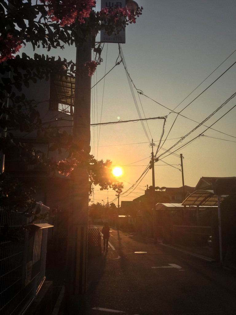 自宅前
