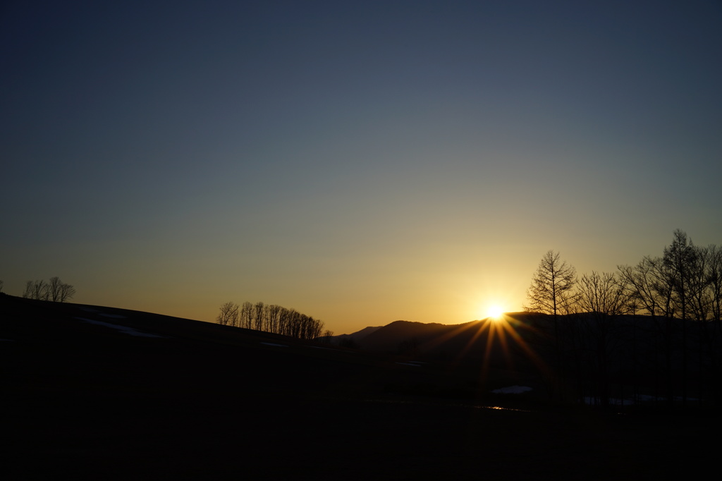 今日の夕景