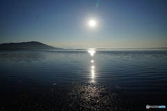 サロマ湖の夕日　Ⅰ