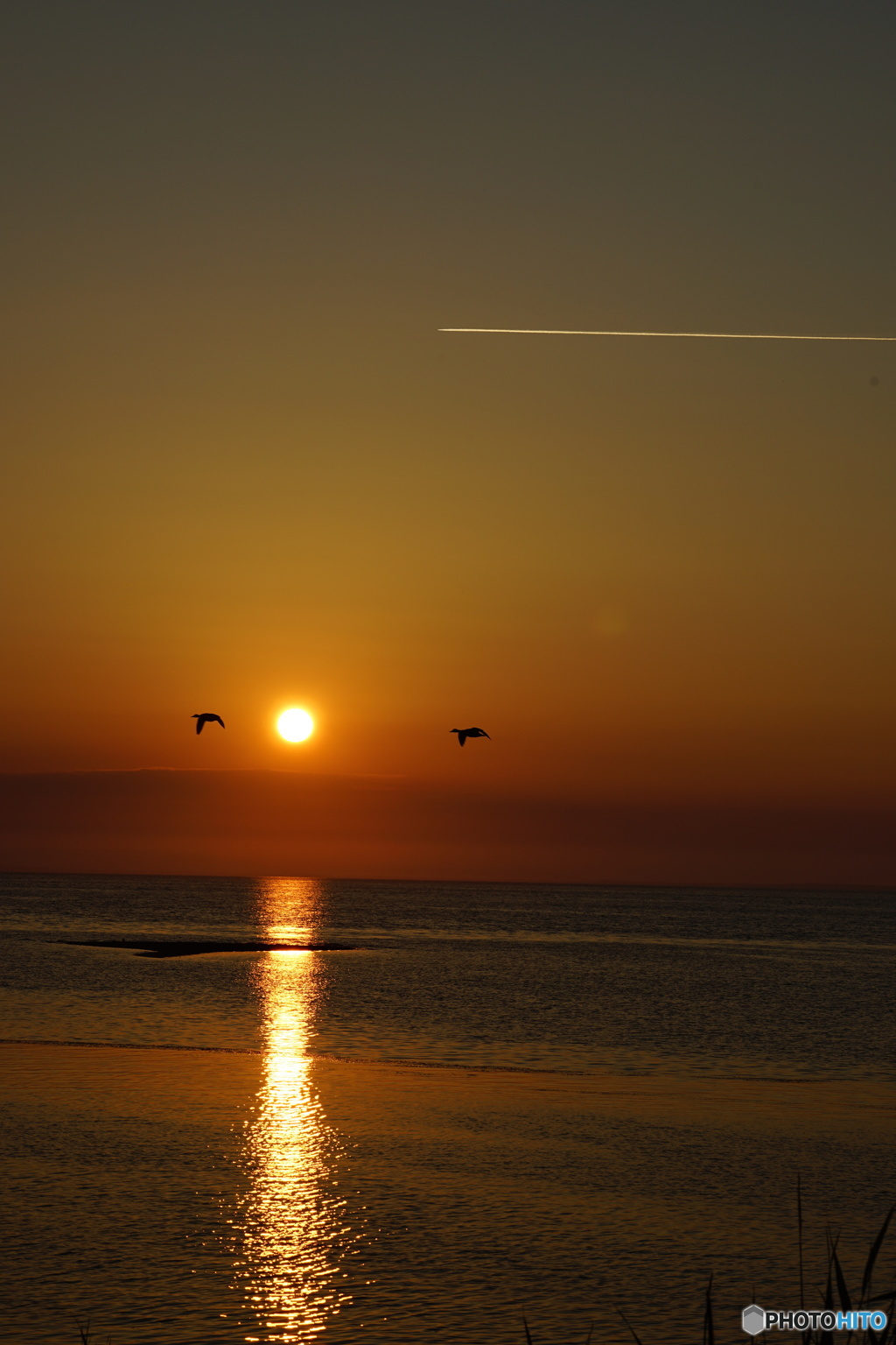 サロマ湖の夕日Ⅳ