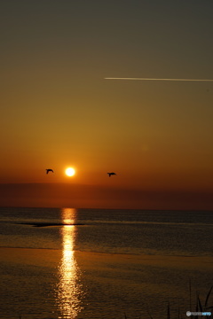 サロマ湖の夕日Ⅳ