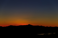 夕富士