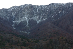 雪化粧の大山