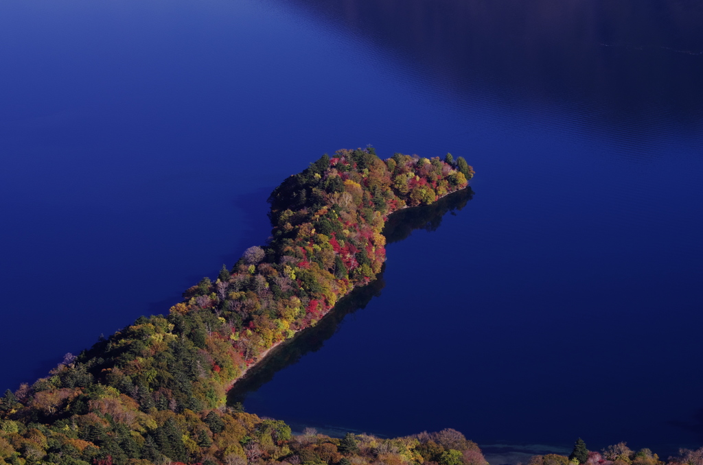 半月山からの八丁出島