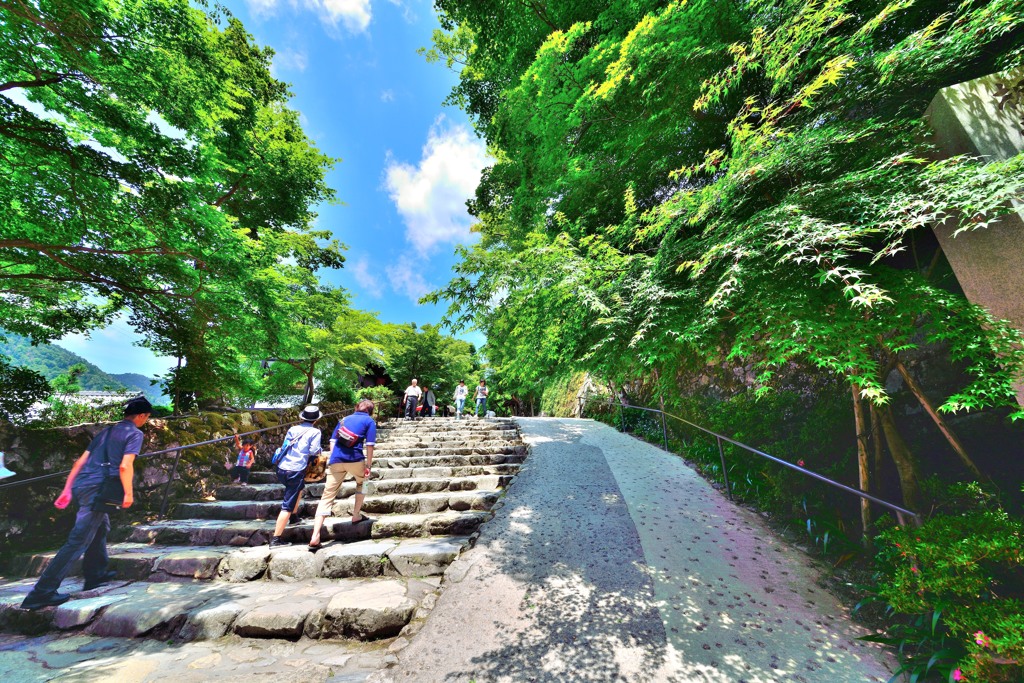 三千院に続く道