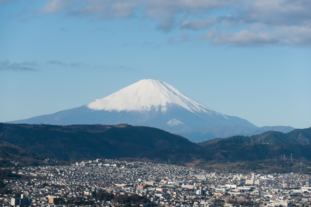 富士山【弘法山からの眺め】①20161218