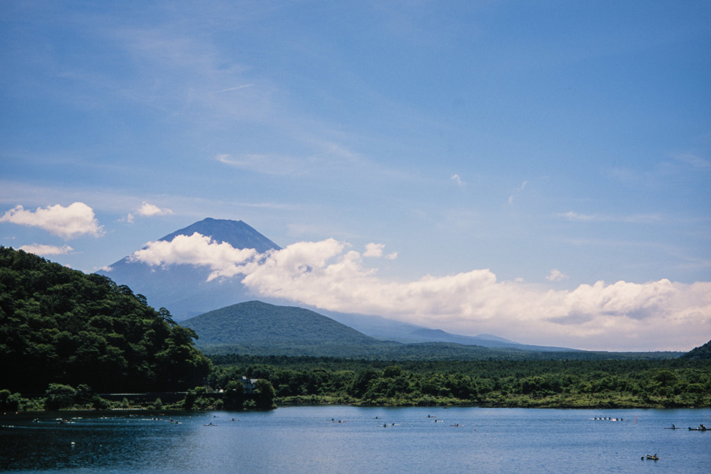 富士五湖巡り【精進湖から見る富士】②20180818